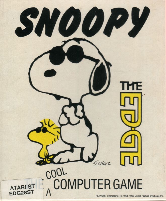 Snoopy: The Cool Computer Game box art for Atari ST
